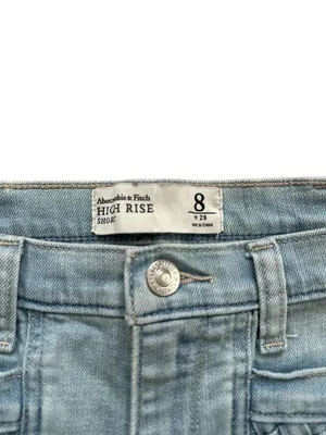 ABERCROMBIE & FITCH High Rise Denim Shorts Size 29 / US 8 thumbnail 3