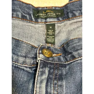 Lauren Ralph Lauren LRL Jeans Co Straight Bootcut Blue Denim Jeans Women's 14 thumbnail 5