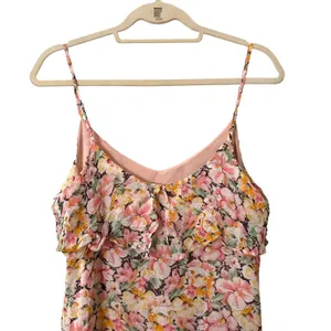 JOIE Hydeia Garden Floral Silk‎ Maxi Dress Sz Medium thumbnail 4