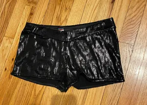 Love Vintage NWOT Sweet Y2k 90’s Sequins Shorts rave club night out showtime thumbnail 2