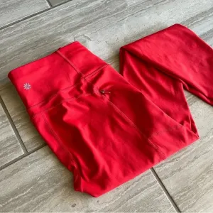 Athleta High-Waist Red Leggings thumbnail 4