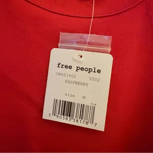 Free People Sweet‎ Talk Mini Dress raspberry pink size medium thumbnail 5