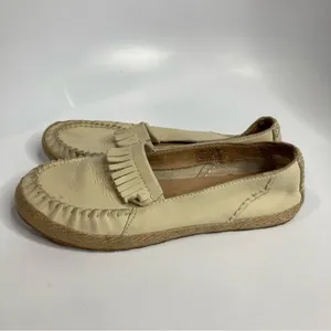 UGG marrah leather flats‎ cream size 8 thumbnail 5