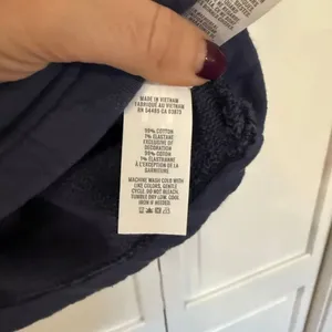 Aerie Easy Street blue oversized tie neck sweater size small thumbnail 5