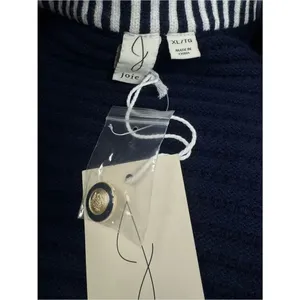 NEW Joie Navy Cotton Button Front Sweater Vest Women’s XL thumbnail 4