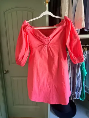 A.L.C. Mila Off-The-Shoulder Linen Mini Dress thumbnail 2