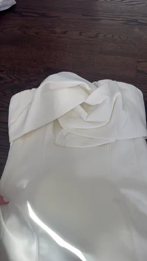 American Threads Dress White Strapless thumbnail 2