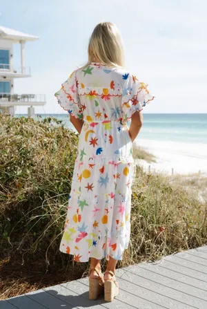 Charm Ruffle Maxi Dress thumbnail 3
