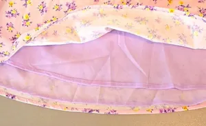 New Zara Lilac Disty Floral Open Laced Up Back thumbnail 7