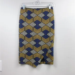 Anthropologie Maeve Kanara Pencil Skirt Geometric Textured Print Size‎ 2P thumbnail 4