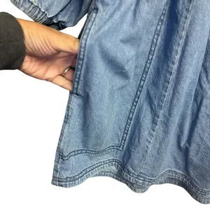 Get Obsessed Cotton Denim Mini Dress- Women's Size Medium thumbnail 3