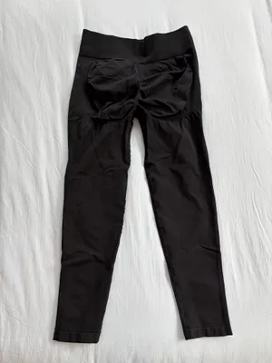 YEOREO Scrunch Leggings Black Size XL thumbnail 2
