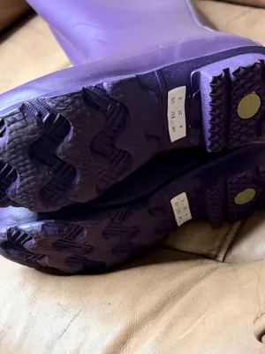 Hunter Norris Field Side Adjustable Purple Boots thumbnail 5