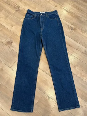 Abercrombie Curve Love Ultra High Rise 90s Straight Jean Sz 29 Regular thumbnail 5