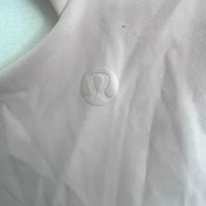 Lululemon Asymmetrical Baby Pink Workout Tank Supportive Activewear Size 14 thumbnail 5