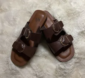 Bamboo Double Buckle Sandals 7.5 thumbnail 1