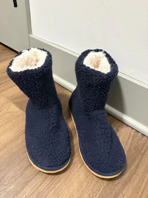 Lands End Sherpa fleece booties thumbnail 3