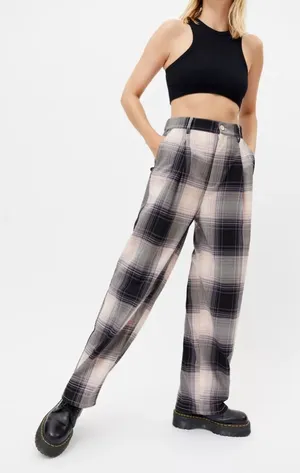 Urban Outfitters Helena Plaid Trouser Pants thumbnail 1