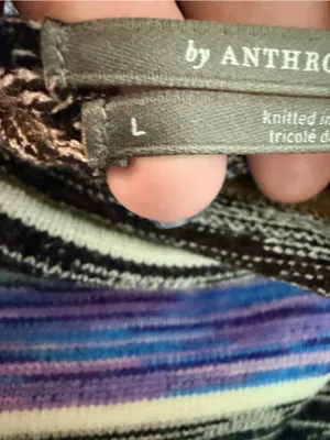 Anthropologie Space Dyed Sleeveless Sweater Cowl Neck Tunic Lagenlook NWOT thumbnail 10