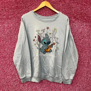 Stitch Enjoy All the Little Things Disney Movie Crewneck XL thumbnail 1