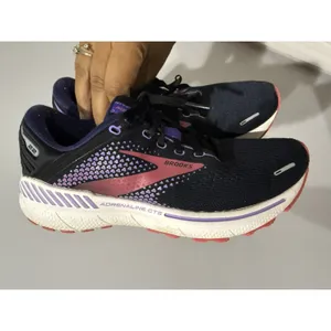 Brooks Adrenaline‎ GTS 22 Black/Purple/Coral Athletic Sneakers - Women's US 8 W thumbnail 3