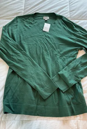J Crew Green Sweater thumbnail 1