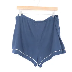 Stars Above Navy Blue Beautifully Soft Pajama Set XL Long Sleeve Top Shorts thumbnail 7