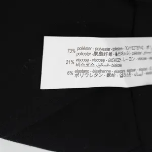 Zara Women's High Waisted Pleated Crepe Mini Shorts Black Small thumbnail 3