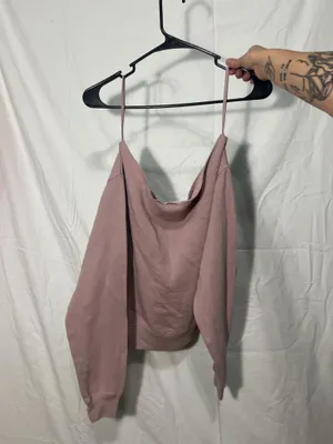 PINK off the shoulders long sleeve thumbnail 4