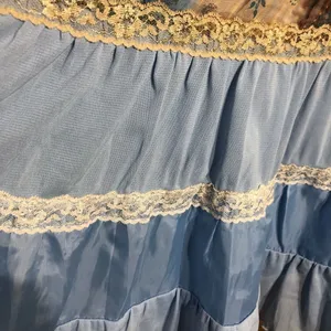 Vintage Peasant Skirt white lace top coquette romantic fairy Ren fair whimsy S thumbnail 11