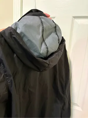 Columbia Black Hooded Windbreaker Jacket thumbnail 2