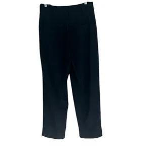 Madewell Drapey Paperbag Business Casual Black High Rise Waist Pants 6 thumbnail 7