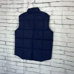 Lands’ End Violet Purple Puffer Vest Jacket Button Up Size Women’s Large Fall thumbnail 9
