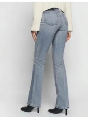Reformation Peyton High Rise Bootcut Jeans in Malta Wash Size 25 Gently Used thumbnail 2