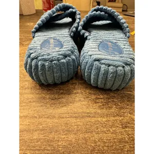 NEW FREE PEOPLE TEO DAYS IN IBIZA TERRY SLIDES ~ cerulean blue Size 11‎ thumbnail 5
