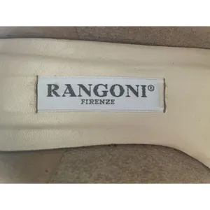 Rangoni Of Florence Italy women Size 6.5 leather Fabrics Bow Tie pump Shoes thumbnail 5