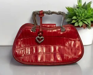 Vintage Brighton Florentina red croc mini bag thumbnail 1