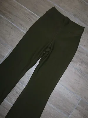 Old Navy Olive High-Rise Flare Leggings thumbnail 3