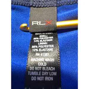 RLX Ralph Lauren Womens Golf Skirt Skort Geometric Print‎ Navy Blue Size S thumbnail 4