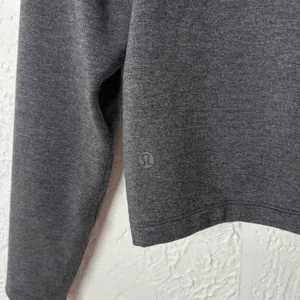 Lululemon Tuck & Gather Pullover in Heathered Mod Black Size 4 thumbnail 4