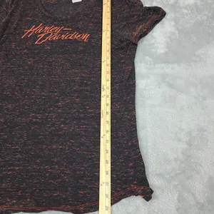 Harley Davidson‎ Short Sleeve T-Shirt Black/orange Washout Size 2XL Lafayette IN thumbnail 8