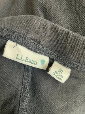 L.L. Bean Black Boot-Cut Pull-On Pants thumbnail 2