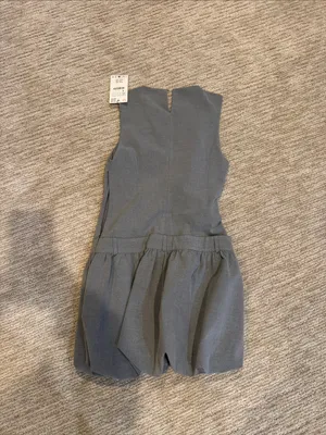 Zara Gray Sleeveless Bubble Hem Dress thumbnail 3