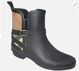 Burberry Riddlestone House Check Pattern Rain Boots thumbnail 1