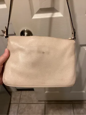 kate spade Pebbled Leather Crossbody in Pale Blush thumbnail 4