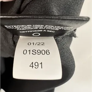 Sam Edelman Black Satin Cutout Midi Dress‎ Size 10 Cocktail Party Minimalist LBD thumbnail 7