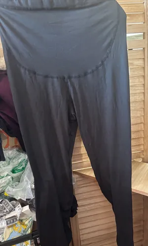 Black Stretch Maternity Leggings Large Size undefined thumbnail 1
