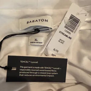 Babaton Aritzia Streamline Top Drapey Jersey Off the Shoulder Women XL White NWT thumbnail 11