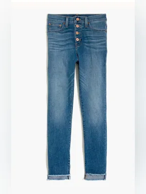 J. Crew Mercantile 10" highest-rise jean with button fly Size 29 thumbnail 2
