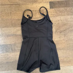Pacsun PAC 1980 whisper black active speed walker onesie Pilates workout romper thumbnail 5